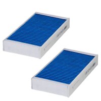 Cabin air filter antibacterial 254 134mm 40mm HENGST...