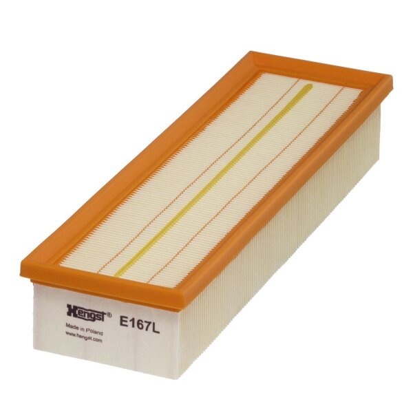 Luftfilter-Einsatz 338-100mm HENGST FILTER für u.a. MERCEDES-BENZ S-KLASSE