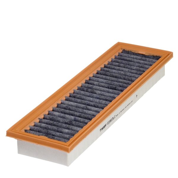 Activated carbon filter 406-120mm 50mm HENGST FILTER for e.g. FENDT Farmer