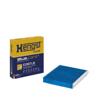 Cabin air filter antibacterial 199-178mm 31mm HENGST...