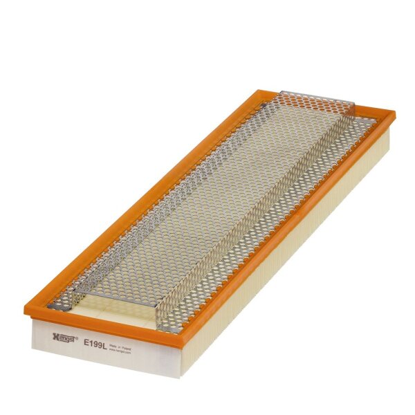 Luftfilter-Einsatz 598-171mm HENGST FILTER für u.a. MERCEDES-BENZ T2 LN1