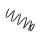 Suspension Spring Front Axle BILSTEIN for TOYOTA Yaris