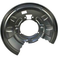 Spray Plate Brake Disc rear right sheet steel METZGER for...