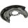Spray Plate Brake Disc rear left sheet steel METZGER for e.g. AUDI A6