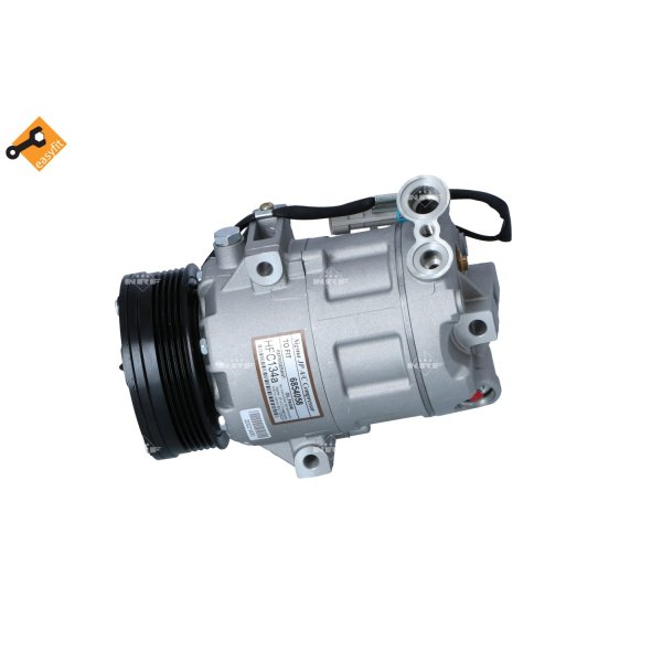 Compressor air conditioning 104mm with sealing ring NRF for OPEL ASTRA H