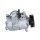 Compressor air conditioning with V-ribbed belt pulley 100mm NRF for AUDI A4 B6