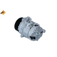 Compressor air conditioning with V-ribbed belt pulley 110mm NRF for AUDI A1