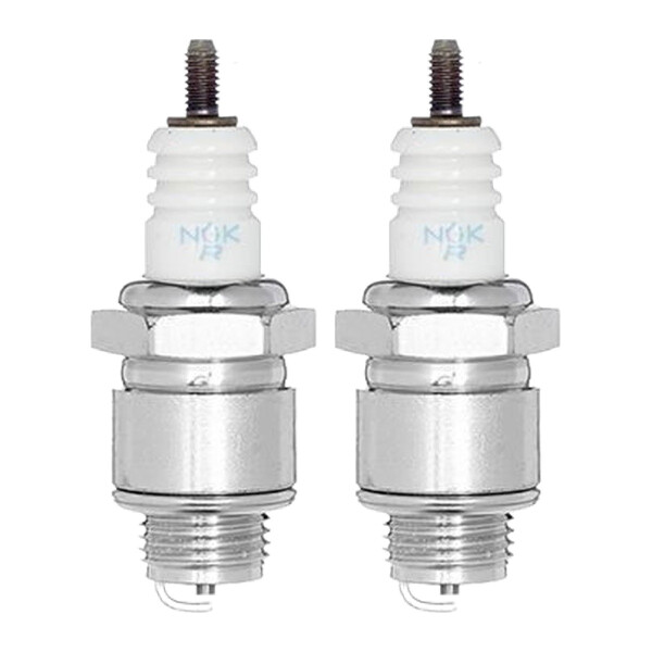 2 Spark Plugs with flat seal seat NGK Quick for AGRIA and...