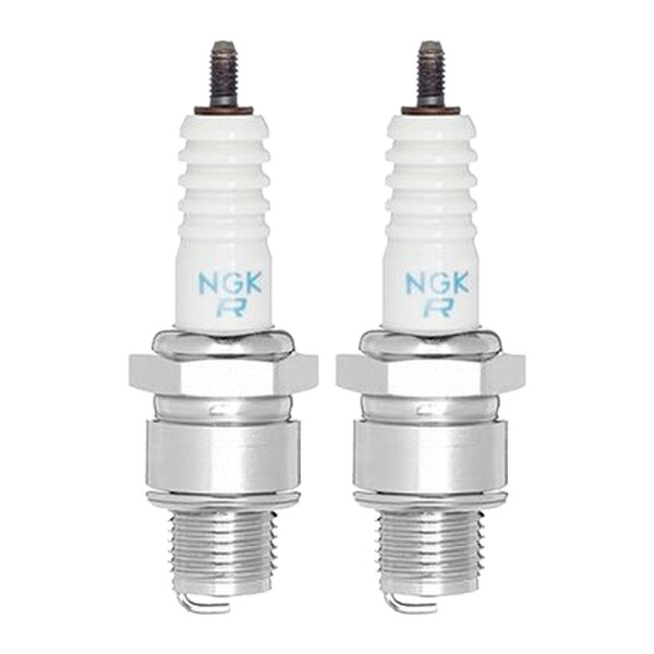 2 Zündkerzen mit Flachdichtsitz NGK Quick...