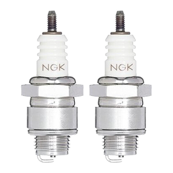 2 Zündkerzen mit Flachdichtsitz NGK Quick...