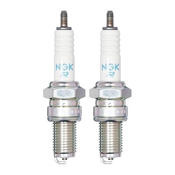 2 Spark Plugs with flat seal seat NGK Quick for YAMAHA...
