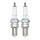 2 Spark Plugs with flat seal seat NGK Quick for YAMAHA and others