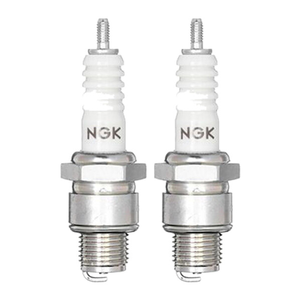 2 Spark Plugs with flat seal seat NGK Quick for YAMAHA...