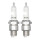 2 Spark Plugs with flat seal seat NGK Quick for YAMAHA and others