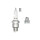 2 Spark Plugs with flat seal seat NGK Quick for YAMAHA and others