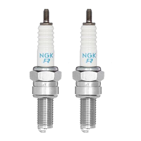 2 Spark Plugs with flat seal seat NGK Quick for YAMAHA...