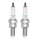 2 Spark Plugs with flat seal seat NGK Quick for YAMAHA and others