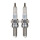 2 Spark Plugs with flat seal seat NGK Quick for YAMAHA and others