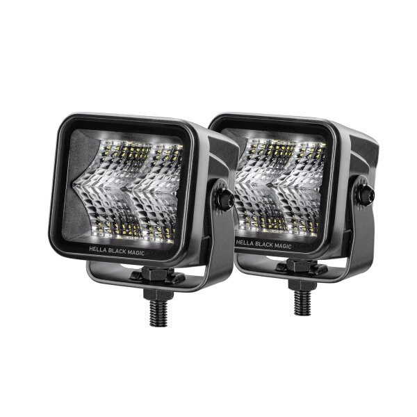 Headlight 24 V LED HELLA BLACK MAGIC universal for various vehicles