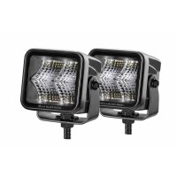 Fernscheinwerfer LED DEUTSCH Stecker HELLA Anbau mit Schalter Kabel BLACK MAGIC