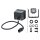 Fernscheinwerfer LED DEUTSCH Stecker HELLA Anbau mit Schalter Kabel BLACK MAGIC
