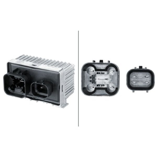 Glow Time Control Unit 12 V 9-pin HELLA for FORD RANGER and others