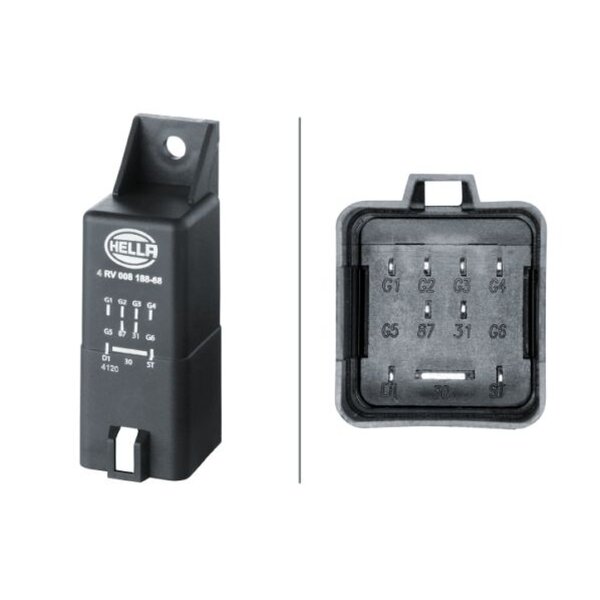 Steuergerät Glühzeit 12 V 9-polig HELLA für u.a. HONDA CIVIC