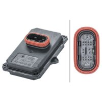 Control unit for main headlights on both sides 12 V xenon...