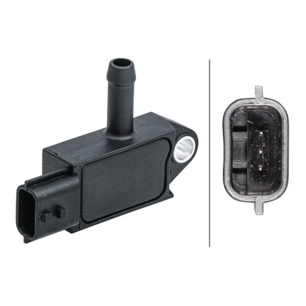 Sensor Abgasdruck 3-polig HELLA für OPEL MOVANO B Pritsche/Fahrgestell (X62)