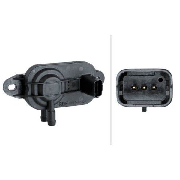 Sensor Abgasdruck 3-polig HELLA für DAILY IV Pritsche/Fahrgestell