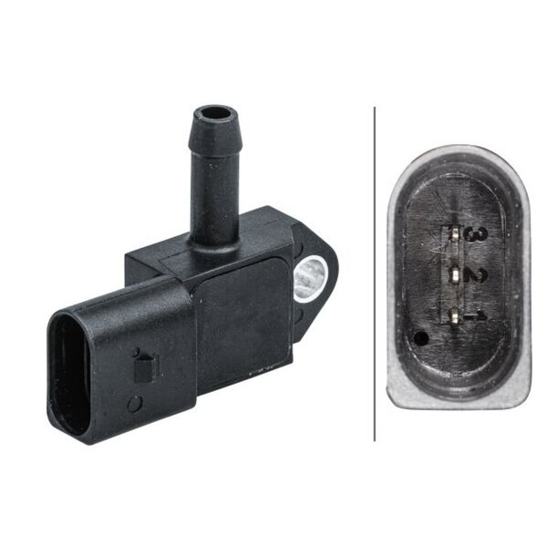 Sensor Abgasdruck geschraubt 3-polig HELLA für u.a. AUDI A1