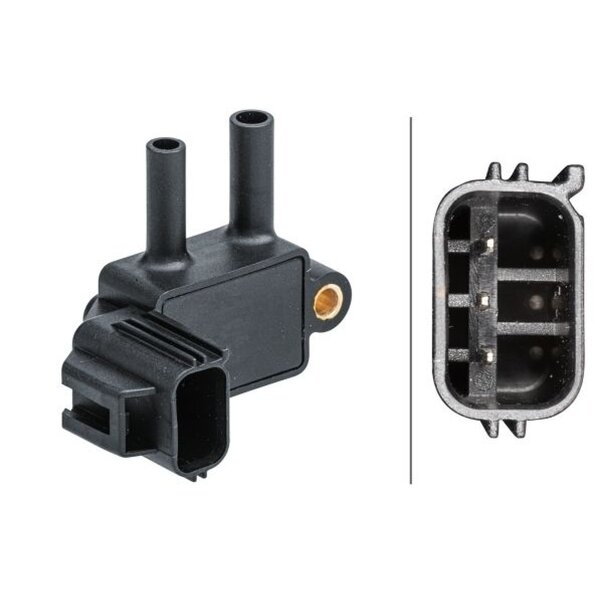Sensor Exhaust Pressure screwed 3-pin HELLA for e.g. LAND ROVER DEFENDER
