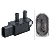 Sensor Abgasdruck 3-polig HELLA für SKODA OCTAVIA...