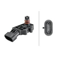 Boost Pressure Sensor 4-pin HELLA sensor expertise...