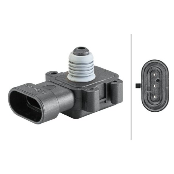 Sensor Ladedruck 3-polig HELLA für RENAULT LAGUNA II (BG0/1_)