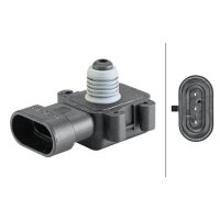 Sensor Ladedruck 3-polig HELLA für RENAULT LAGUNA II...