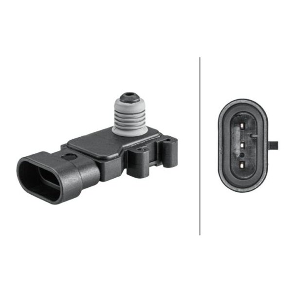 Sensor Ladedruck HELLA für CHEVROLET CAPTIVA (C100/ C140)