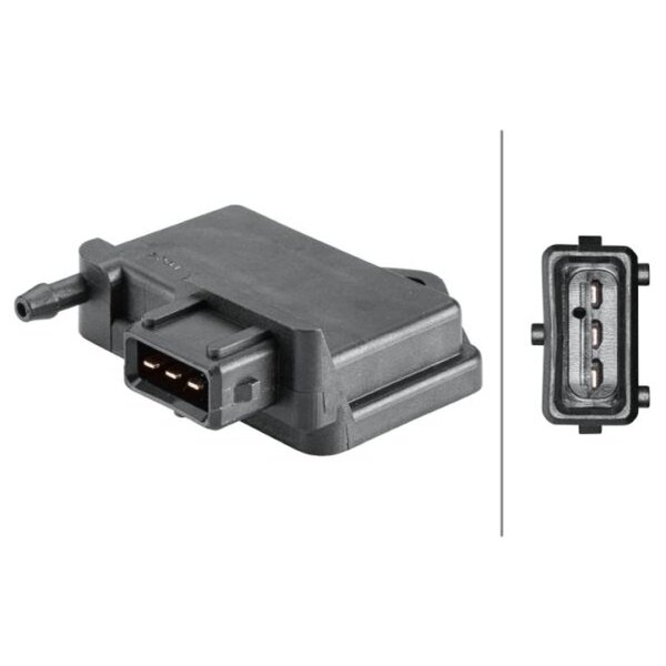 Boost Pressure Sensor 3-pin HELLA sensor expertise suitable for AUDI and others