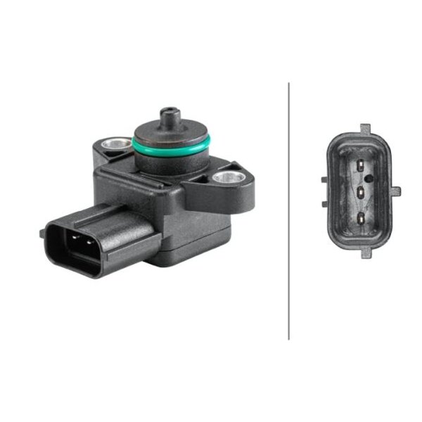 Sensor Saugrohrdruck 3-polig HELLA für SX4 / SX4 CLASSIC (EY/ GY)