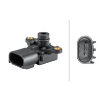 Sensor Saugrohrdruck 3-polig HELLA für JEEP GRAND...