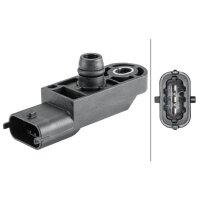 Boost pressure sensor 3-pin HELLA for RENAULT MEGANE III...