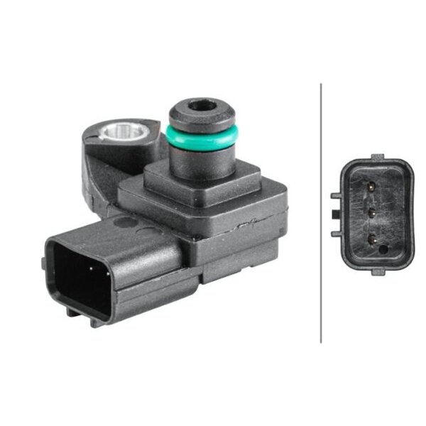 Sensor Saugrohrdruck HELLA für HONDA CIVIC VII Hatchback (EU/ EP/ EV)