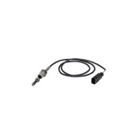 Sensor exhaust gas temperature screwed 2-pin 770mm cable HELLA for e.g. AUDI A4