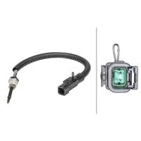 Sensor Exhaust Gas Temp screwed 2-pole 230 mm cable HELLA...