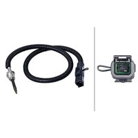 Sensor Abgastemperatur geschraubt 2-polig 560 mm Kabel HELLA