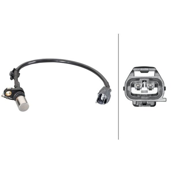 Kurbelwellensensor 330mm HELLA für TOYOTA AVENSIS Kombi (_T25_)