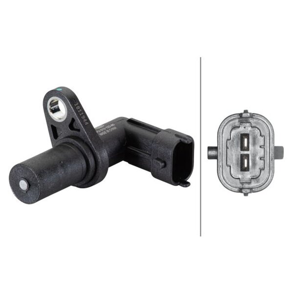 Pulse generator crankshaft inductive sensor 2-pole HELLA for HYUNDAI Accent IV