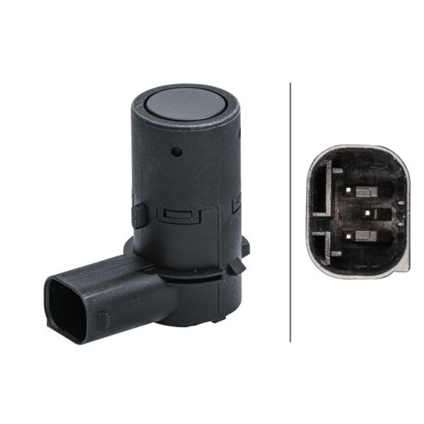 Sensor Einparkhilfe 3-polig HELLA für RENAULT LAGUNA II Grandtour (KG0/1_)