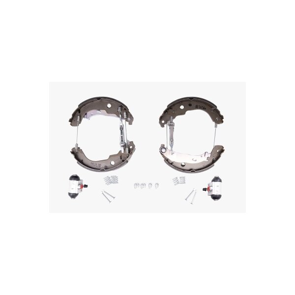Brake Shoe Set Ø 228 mm 42 mm HELLA Brake Expertise suitable for e.g. AMC