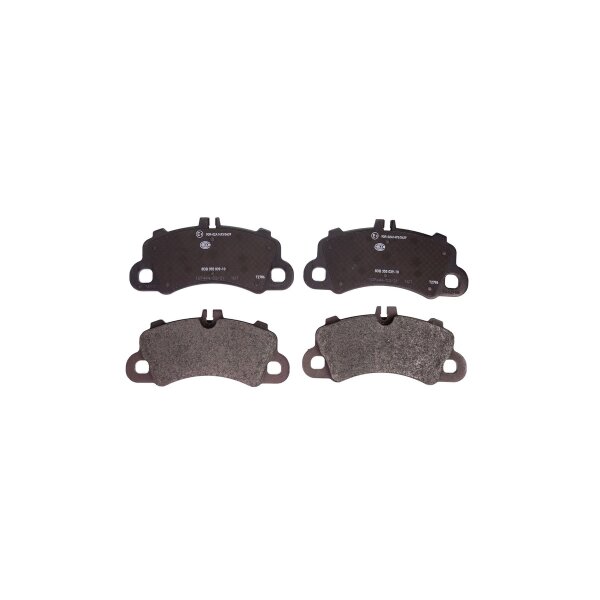 Bremsbelagsatz mit Verschleißwarnung 17,1 mm HELLA für u.a. PORSCHE MACAN